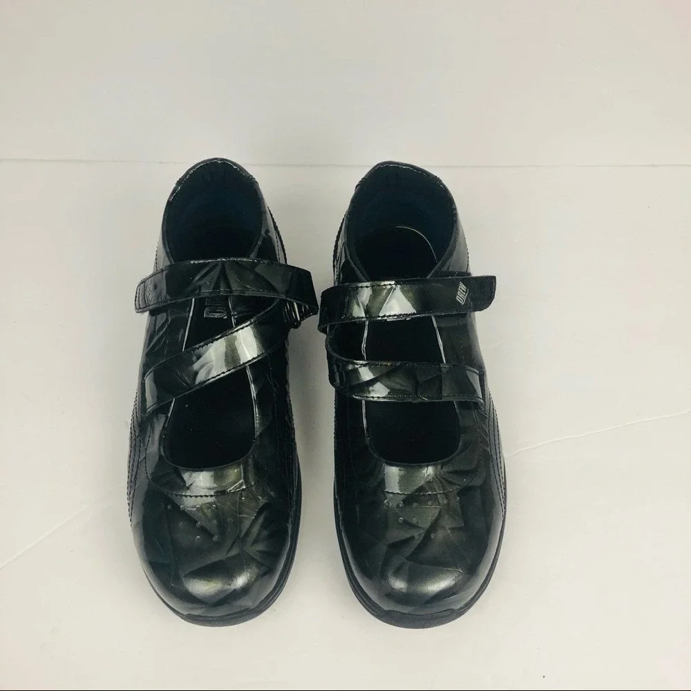 Drew Orchid Women's Green Marble Sz 7.5 N Cross Strap Diabetic‎